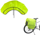 Bicycle cover - 126 x 66 cm - Rain cover for bicycle panniers - Glow clear - Rear bag cover - Waterproof bicycle basket cover for bicycles - Mountain bikes