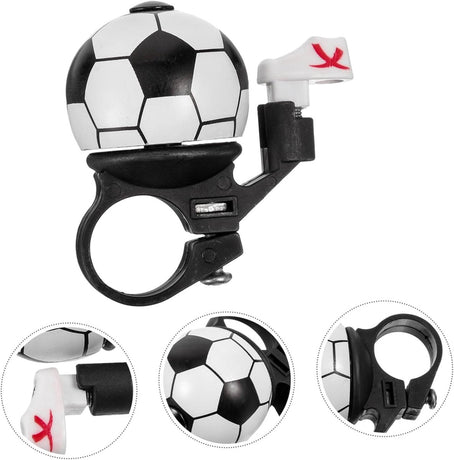 Bicycle bell - Children's bicycle bell with a loud and clear sound - Racing and mountain bike bell - Bicycle accessories - Football bicycle bell - Children's bicycle bell - Bicycle horn bell - Gift
