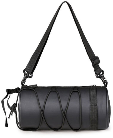 Bicycle handlebar bag - mountain bike bag for road bikes - black commuter shoulder bag