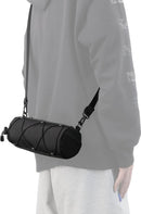 Bicycle handlebar bag - mountain bike bag for road bikes - black commuter shoulder bag