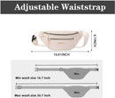 Fanny pack - Travel wallet - Money belt - Fanny pack - Men's and women's fanny pack - Travel - Outdoors - Hiking - Sports - Phone bag - Off-white - Fashion Favorite