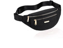 Fanny pack - Travel wallet - Money belt - Fanny pack - Men's and women's fanny pack - Travel - Outdoors - Walking - Sports - Phone bag - Black - Fashion Favorite