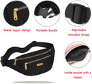 Fanny pack - Travel wallet - Money belt - Fanny pack - Men's and women's fanny pack - Travel - Outdoors - Walking - Sports - Phone bag - Black - Fashion Favorite