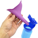 Compact, foldable travel urinal - blue - 750ml