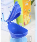 Compact, foldable travel urinal - blue - 750ml