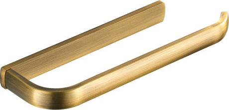 Brushed brass wall-mounted towel rail, 1 piece, for bathroom, 29 cm, bathroom accessory