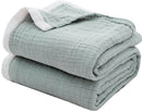 Blanket - Cozy blanket - Soft blanket - Soft and cuddly muslin bedspread - Cotton blanket - Living room blanket - Suitable for all seasons - As a sofa cover - Bedroom - 150x200cm