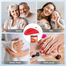 Automatic electric can opener with touch control for all can sizes (red)