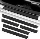 Car Door Sill Moldings - Set of 5, Universal Entry Moldings for SUVs, Anti-Scratch Stickers with Film