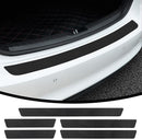 Car Door Sill Moldings - Set of 5, Universal Entry Moldings for SUVs, Anti-Scratch Stickers with Film