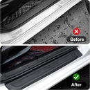 Car Door Sill Moldings - Set of 5, Universal Entry Moldings for SUVs, Anti-Scratch Stickers with Film