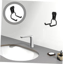 Support - Heavy-duty metal wall hook - Black mounting hooks for bicycles, ladders, and bulky items. Durable and easy to install for home and workshop storage.