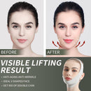 Reusable face sleep mask - V-shaped chin strap - Firming and tightening band for double kin - Sleep mask - Light green