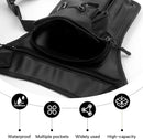 Fanny pack - Men's fanny pack - Women's fanny pack - Waterproof tactical leg bag - Fanny pack - Multifunctional motorcycle bag for men and women - Travel, camping, running, cycling