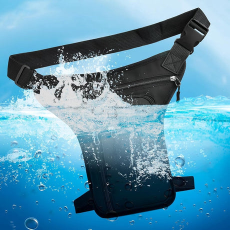 Fanny pack - men's fanny packs - women's fanny packs - Waterproof tactical leg bag - fanny pack - Multifunctional motorcycle bag for men and women - travel, camping, running, cycling - vegetable