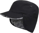 Beanie - Men's Beanie - Men's Winter Beanie - Warm Hats - With Ear Flaps - Ideal for Cold Weather - Faux Fur Lining - Unisex - Warmth - Winter - Sport - Outdoors - Gift Idea - Black
