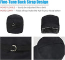 Beanie - Men's Beanie - Men's Winter Beanie - Warm Hats - With Ear Flaps - Ideal for Cold Weather - Faux Fur Lining - Unisex - Warmth - Winter - Sport - Outdoors - Gift Idea - Black