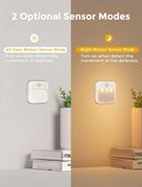Night light - Night light plug - Children's night light - Night light with motion detector - With 3 detection modes - Rechargeable - 3 light colors - With adjustable brightness - For stairs - Hallway - Children's room - Bedroom