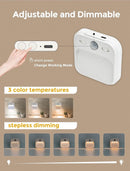 Night light - Night light plug - Children's night light - Night light with motion detector - With 3 detection modes - Rechargeable - 3 light colors - With adjustable brightness - For stairs - Hallway - Children's room - Bedroom