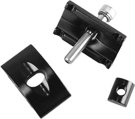 Bicycle seatpost clamp with single pin - Bicycle seat tube clamp, seat tube repair head - Black