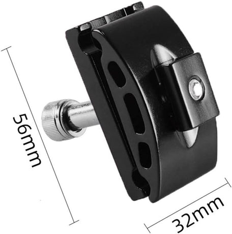 Bicycle seatpost clamp with single pin - Bicycle seat tube clamp, seat tube repair head - Black