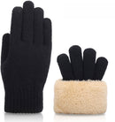 Gloves - Winter Gloves - Heated Gloves - Thermal Gloves - Men's Wool Gloves - Women's Winter Gloves - Thick Cashmere Warm Gloves - Touchscreen Compatible - Outdoor Sports Gifts for Men and Women