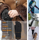 Gloves - Winter Gloves - Heated Gloves - Thermal Gloves - Men's Wool Gloves - Women's Winter Gloves - Thick Cashmere Warm Gloves - Touchscreen Compatible - Outdoor Sports Gifts for Men and Women