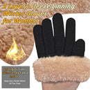 Gloves - Winter Gloves - Heated Gloves - Thermal Gloves - Men's Wool Gloves - Women's Winter Gloves - Thick Cashmere Warm Gloves - Touchscreen Compatible - Outdoor Sports Gifts for Men and Women
