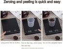 Precision Scale - Barista Scale - Coffee Scale with Timer - Small 3 kg / 0 g Coffee Scale with Gravity Sensor - Rechargeable Kitchen Scale - Barista Essential - High Precision - Black