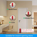 Door security - portable door locks for theft protection while traveling, security for hotel rooms and apartments - drill-free garage door for women and children - peaceful sleep
