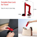 Door security - portable door locks for theft protection while traveling, security for hotel rooms and apartments - drill-free garage door for women and children - peaceful sleep
