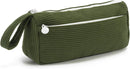 Corduroy pencil case - Pretty pencil case with a practical zipper - Makeup bag - Suitable for school-aged teenagers, boys and girls