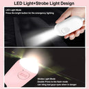 Rechargeable Personal Alarm – Keychain – Personal Alarm – Alarm Keychain – Rechargeable LED Flashlight – Self-Defense Products – Self-Defense Alarm – Personal Alarm – Pink