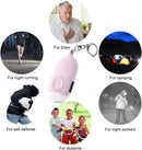 Rechargeable Personal Alarm – Keychain – Personal Alarm – Alarm Keychain – Rechargeable LED Flashlight – Self-Defense Products – Self-Defense Alarm – Personal Alarm – Pink