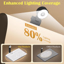 Reading light for books - For bed - With clip - Rechargeable - 5 settings - Bedside lamp - Black
