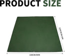 Waterproof camping tarp 2x1.5m - With rings - Heavy-duty groundsheet for tents, outdoor blankets and hammocks