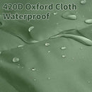 Waterproof camping tarp 2x1.5m - With rings - Heavy-duty groundsheet for tents, outdoor blankets and hammocks