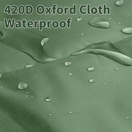 Waterproof camping tarp 2x1.5m - With rings - Heavy-duty groundsheet for tents, outdoor blankets and hammocks