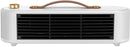 Auxiliary heater, small solar electric heater for home, office or workspace use (White)