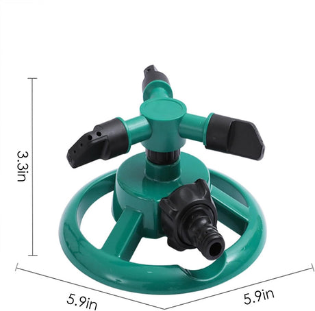Oscillating Sprinkler - Circular Garden Sprinkler - Rotary Lawn Sprinkler - Sprinkler - Water Sprinkler - Irrigation System - Vegetable Garden