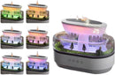 Humidifiers - Aromatherapy Humidifier - Bedroom Humidifier - With 7-Color Night Light and Music - Raindrop Landscape Humidifier - Aroma Diffuser for Essential Oils - Humidifier - Air Humidifier - Wit