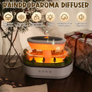 Humidifiers - Aromatherapy Humidifier - Bedroom Humidifier - With 7-Color Night Light and Music - Raindrop Landscape Humidifier - Aroma Diffuser for Essential Oils - Humidifier - Air Humidifier - Wit