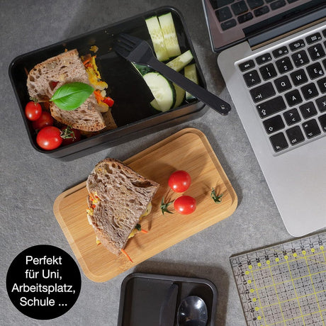 Japanese bento box, ideal lunch box for adults and children, compartmentalized lunch box, perfect for work, school, and baby on the go