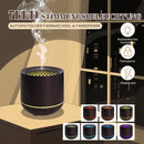 Humidifiers - Aromatherapy Humidifier - 300ml Diffuser - Air Humidifier - Room Humidifier - 7-Color LED - Light and Automatic Shut-Off - Essential Oil Diffuser for Home and Office (Dark)