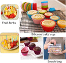 Lunch Box - Bento Box with Cutlery - 3-Layer 2000ml Lunch Box - Insulated Lunch Box for Adults and Children, Picnics, Work, School - Vegetables