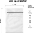 Set of 3 Mesh Laundry Bags - Laundry Nets - Groot Laundry Net - Durable Bags - Delicate Clothes - Perfect for the Washing Machine - Jackets - Jeans - 30 x 40 cm - Household Accessory