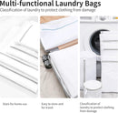 Set of 3 Mesh Laundry Bags - Laundry Nets - Groot Laundry Net - Durable Bags - Delicate Clothes - Perfect for the Washing Machine - Jackets - Jeans - 30 x 40 cm - Household Accessory