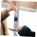 Portable Security Alarm - Personal Alarm - with LED - Emergency Alarm - SOS Button - Alarm Keychain - for Women - Personal Alarm for Outdoor Activities - Personal Alarm Keychain (Black)