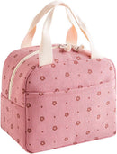 Women's Insulated Lunch Bag - Pink Insulated Bag for Work and School
