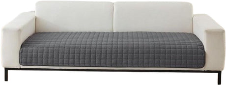 Sofa cover - Corner sofa cover - Flannel sofa cover - Winter - Winter sofa cover - Sofa cover - Corner sofa cover (1/2/3/4 seater) - L-shaped sofa cover - Grey - 90 x 90 cm